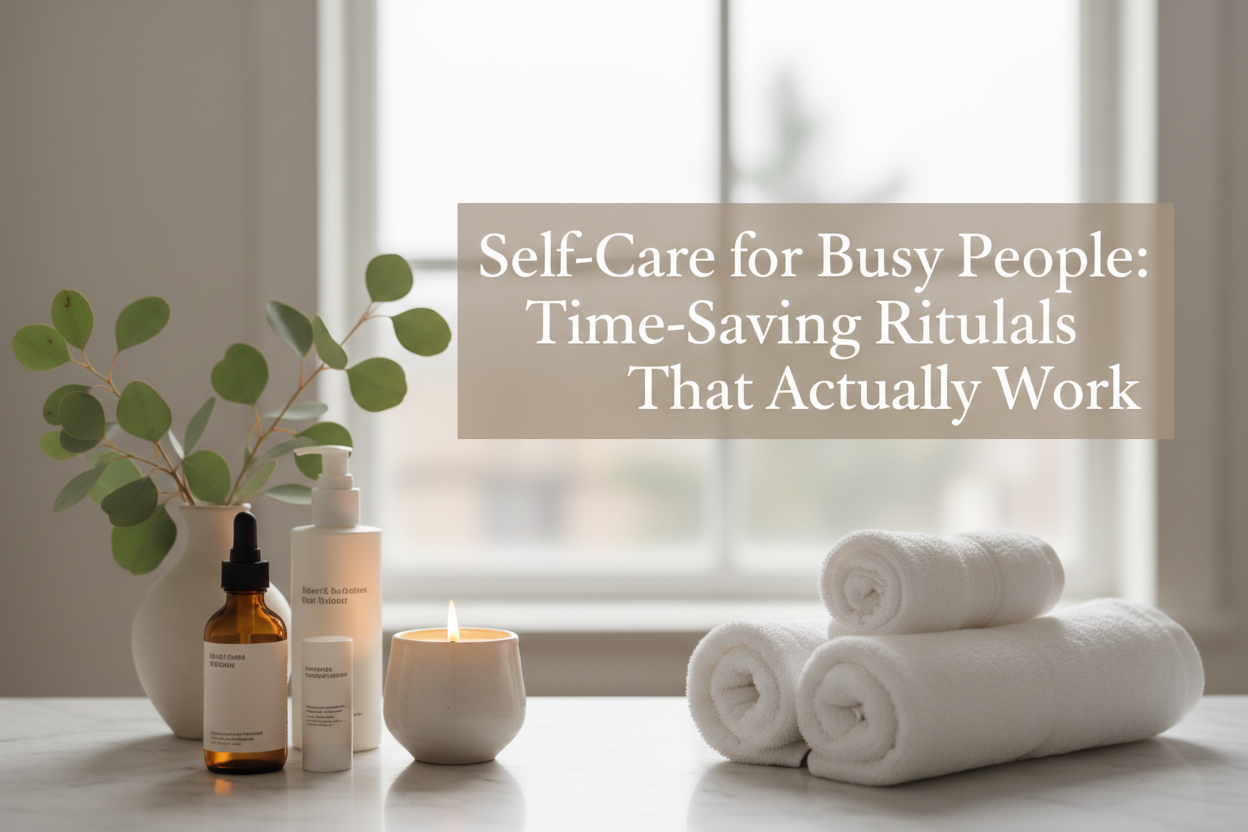 Self-Care for Busy People: Time-Saving Rituals That Actually Work