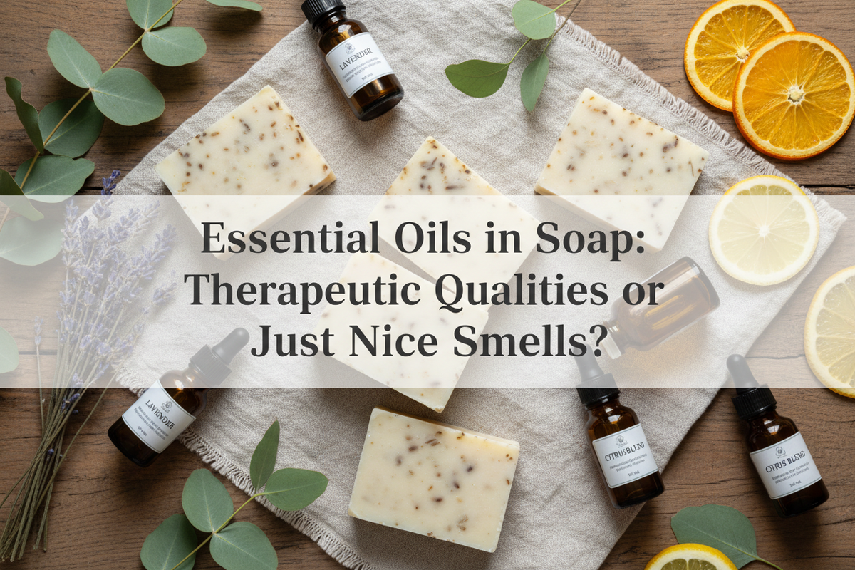 Essential Oils in Soap: Therapeutic Qualities or Just Nice Smells?