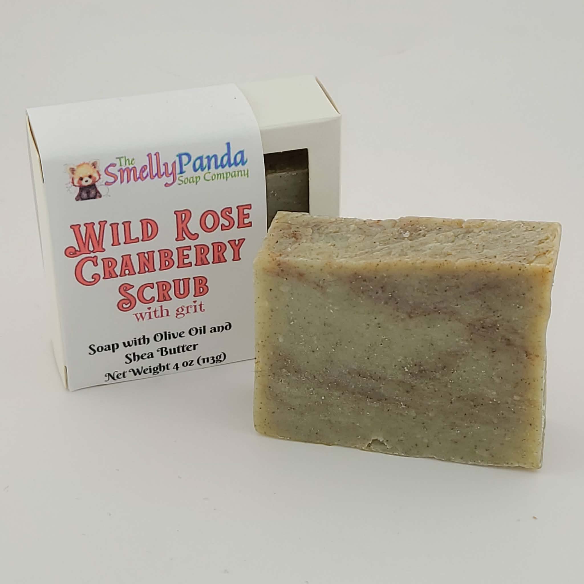 Wild Rose & Cranberry Scrub Vegan Bar Soap