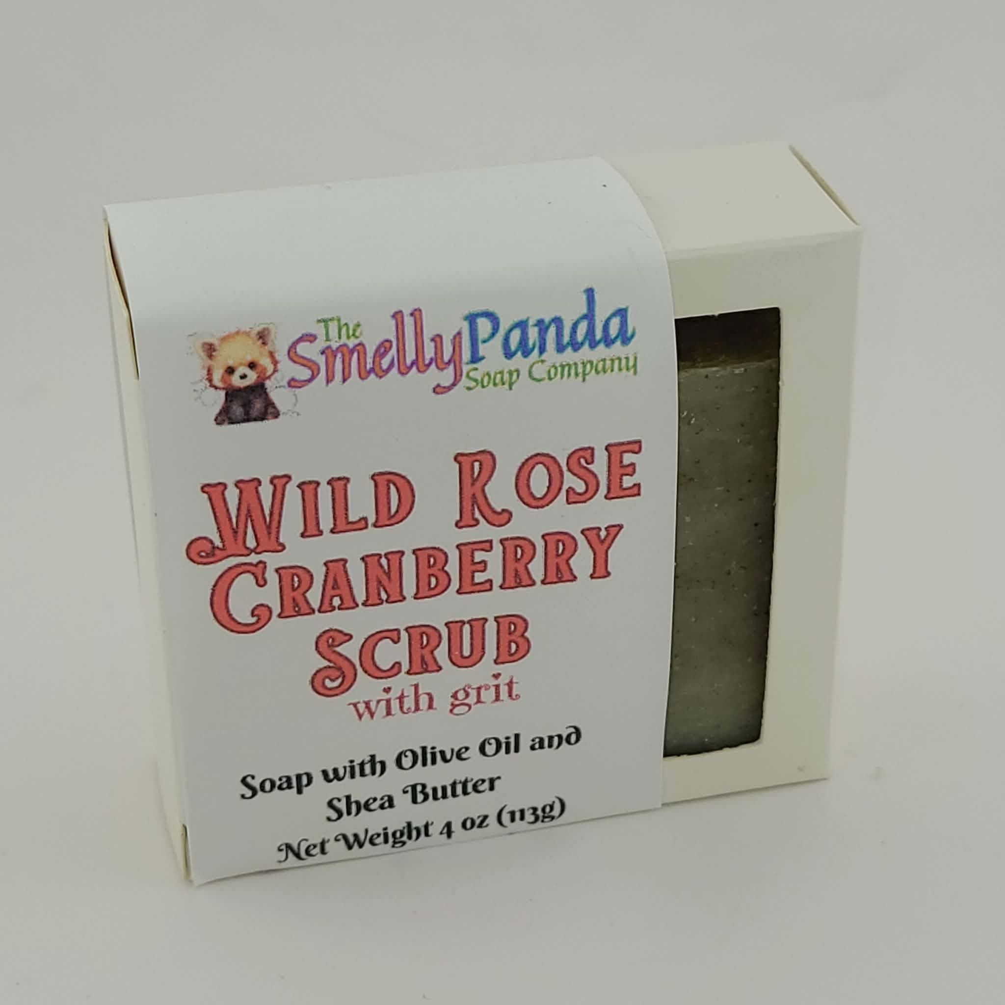 Wild Rose & Cranberry Scrub Vegan Bar Soap