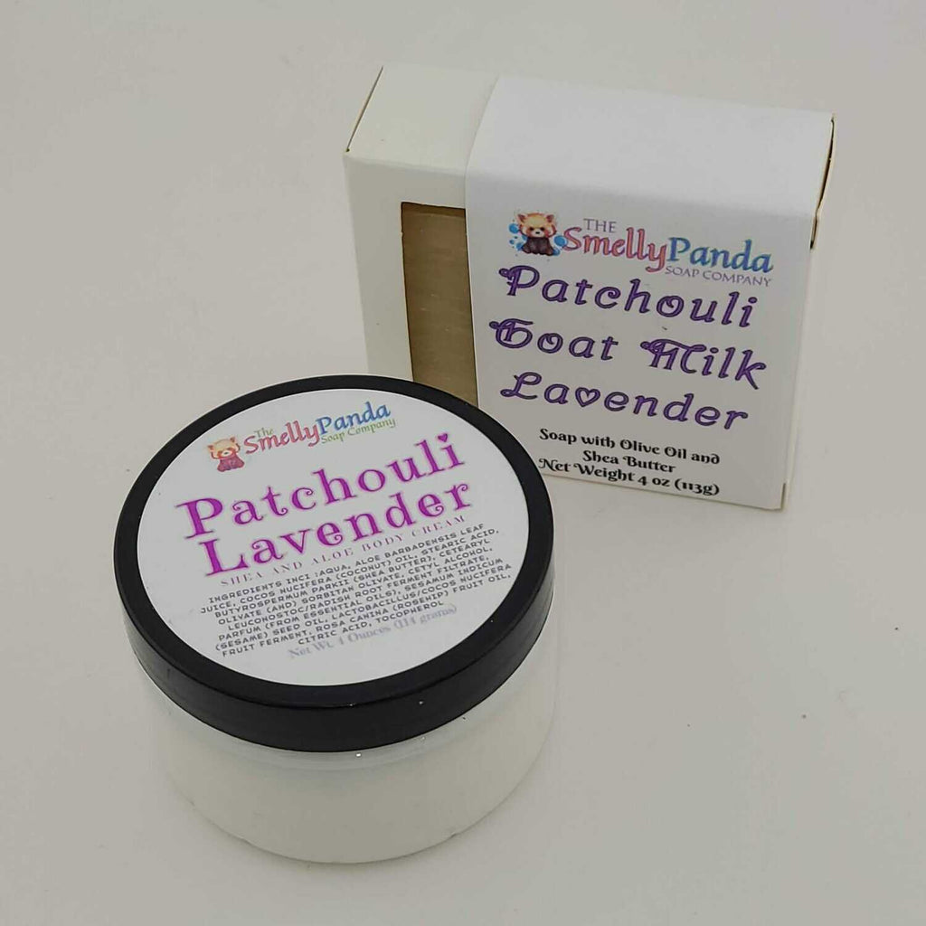 Patchouli Lavender Goats Milk Soap Duo Bundle