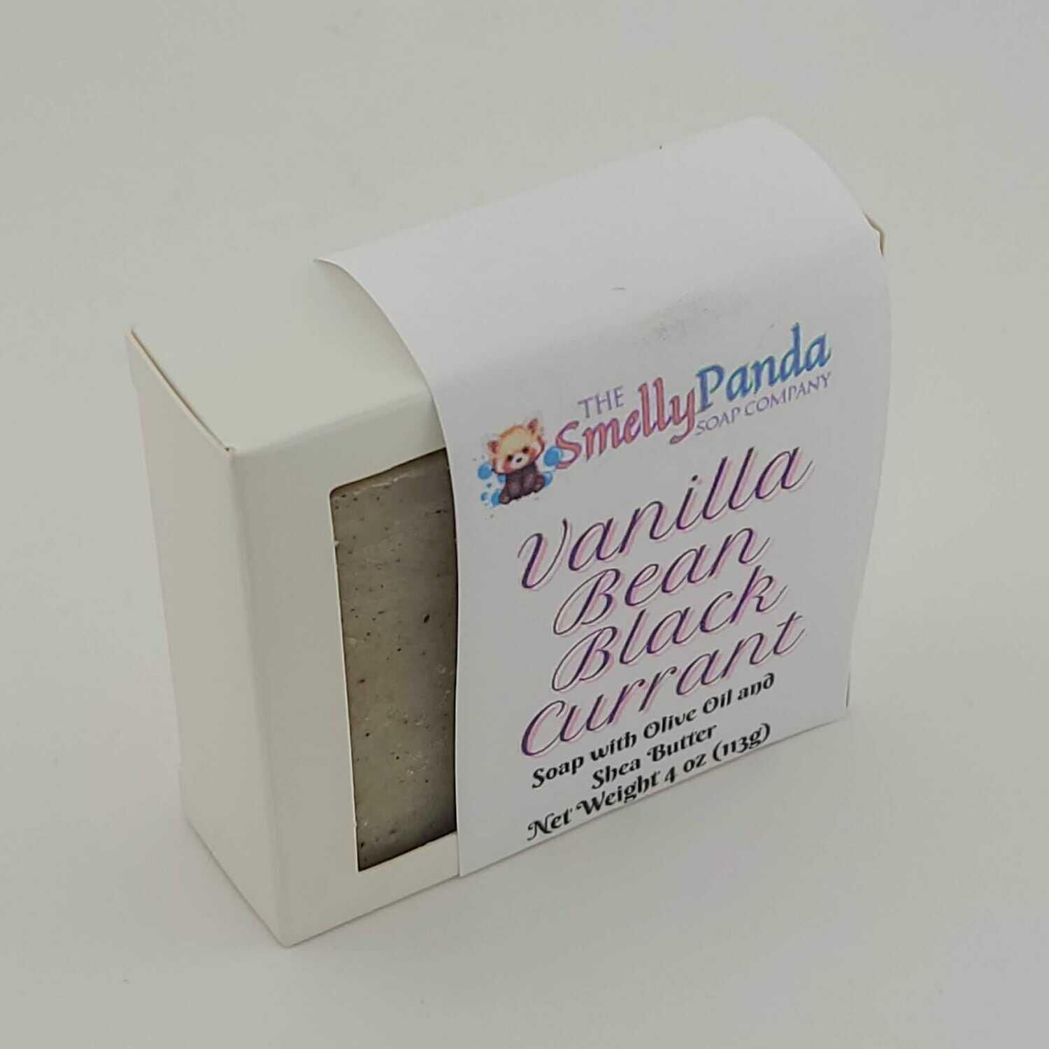 Vanilla Bean Blackcurrant Natural Vegan Bar Soap