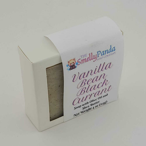 Vanilla Bean Blackcurrant Natural Vegan Bar Soap