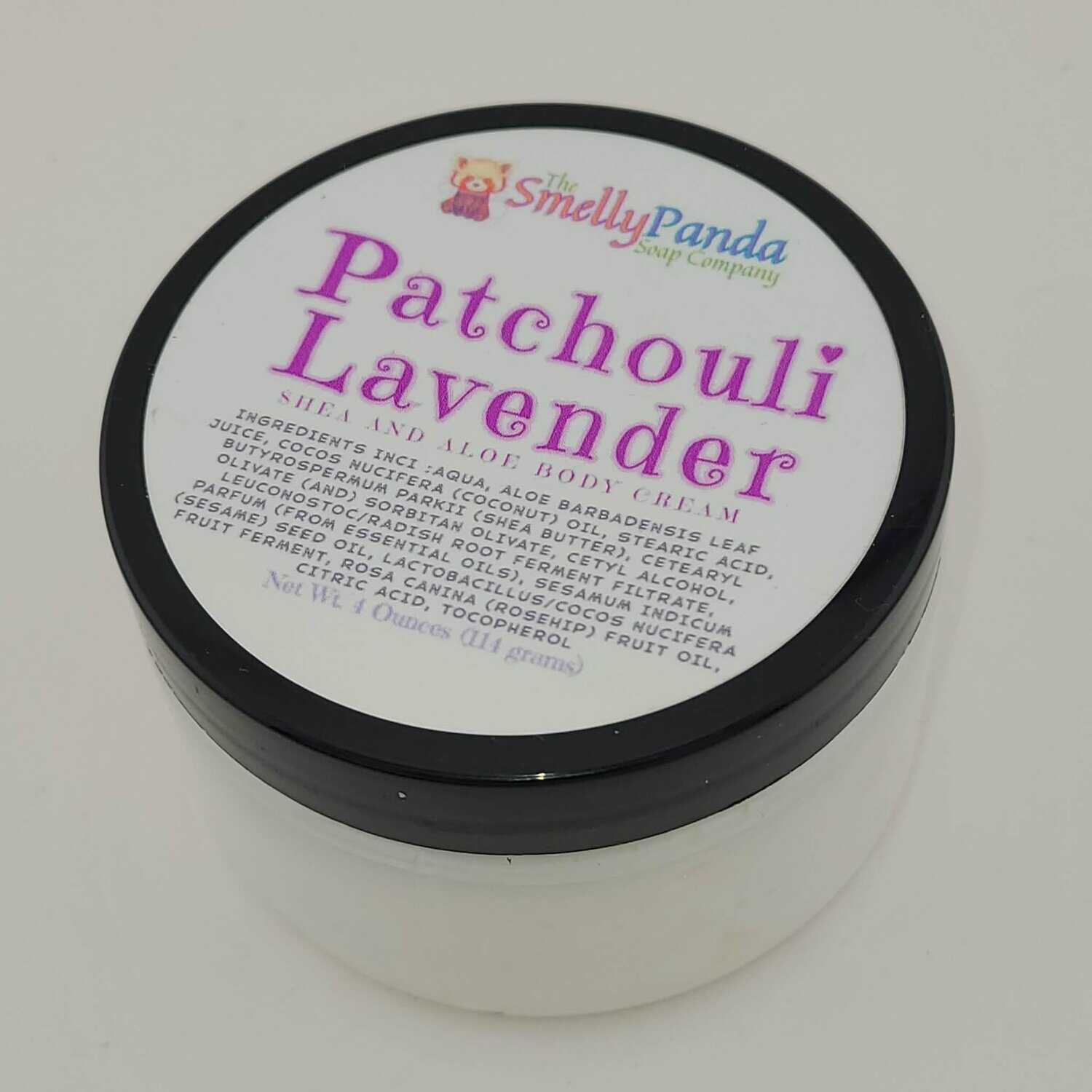 Patchouli Lavender Aloe Body Cream