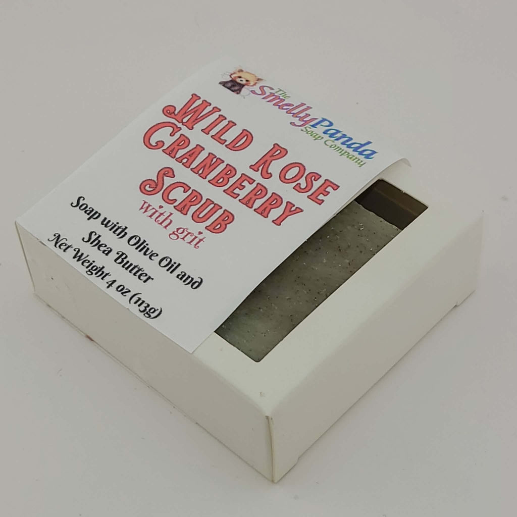Wild Rose & Cranberry Scrub Vegan Bar Soap