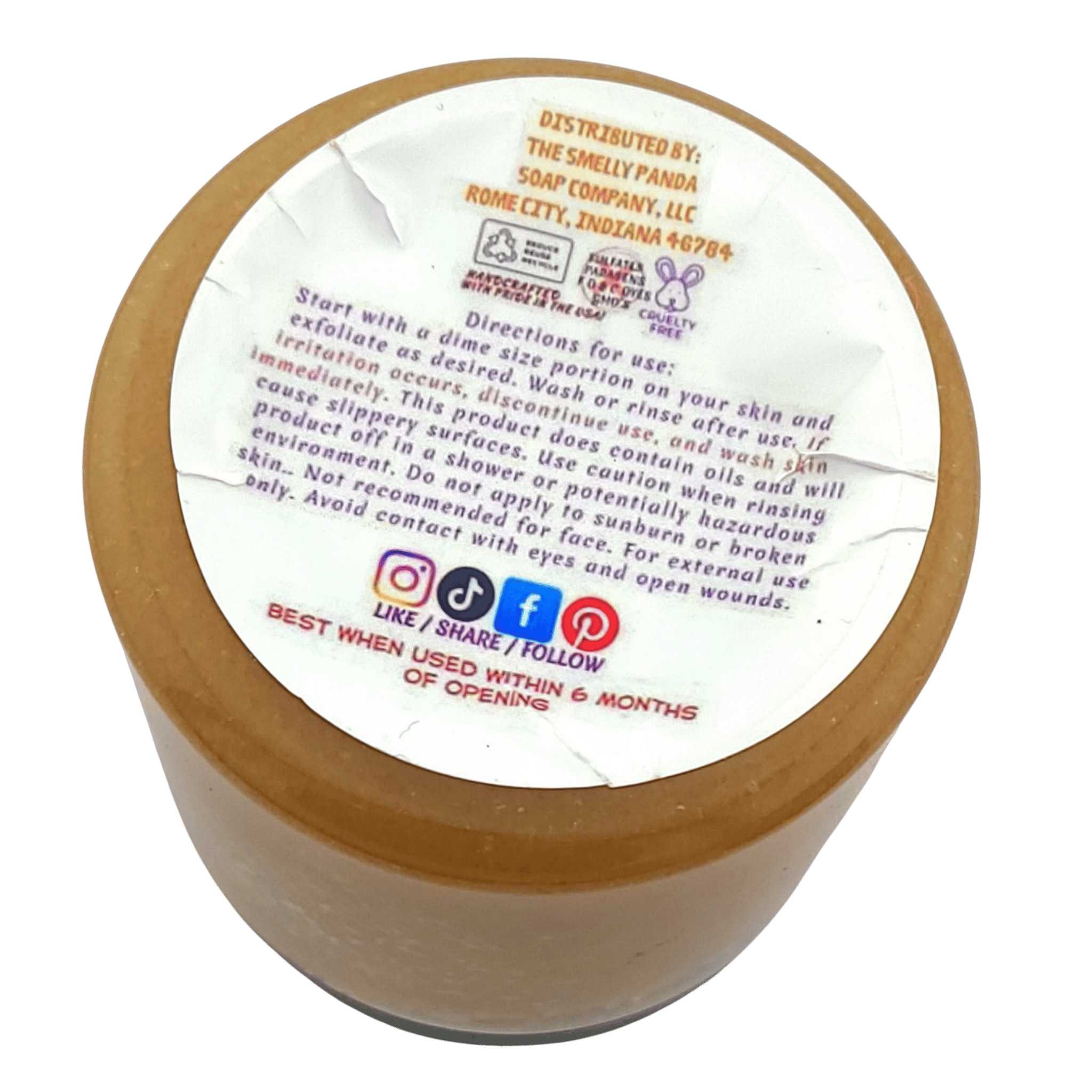 Patchouli Lavender Sugar Scrub