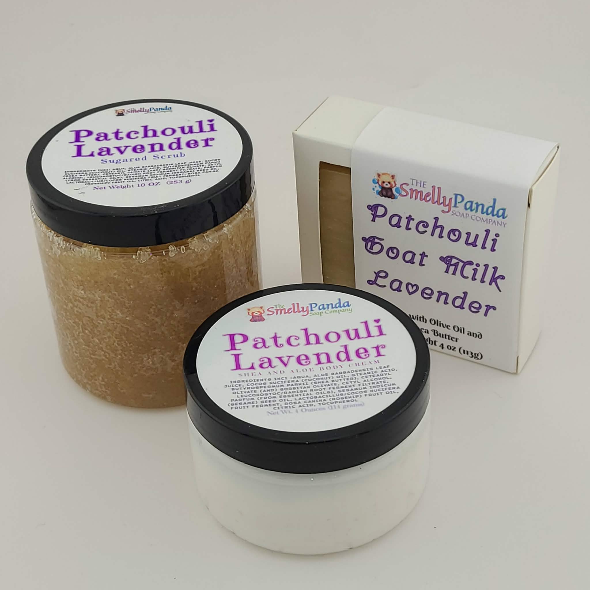 Patchouli Lavender Trio Self Care Bundle