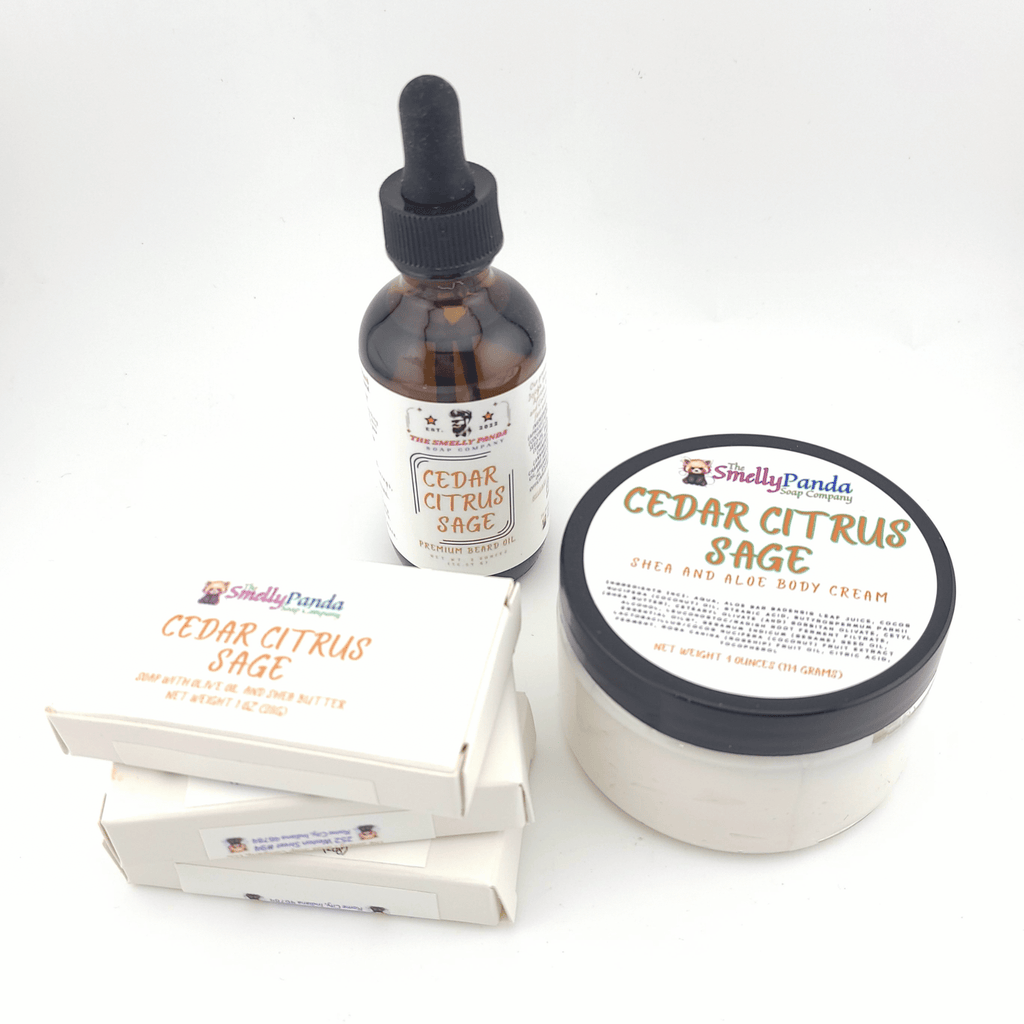 The Gentleman's Grooming Set - Cedar Citrus Sage Gift Set