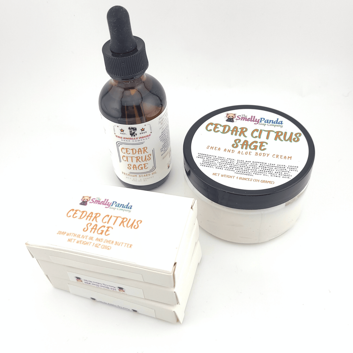 The Gentleman's Grooming Set - Cedar Citrus Sage Gift Set