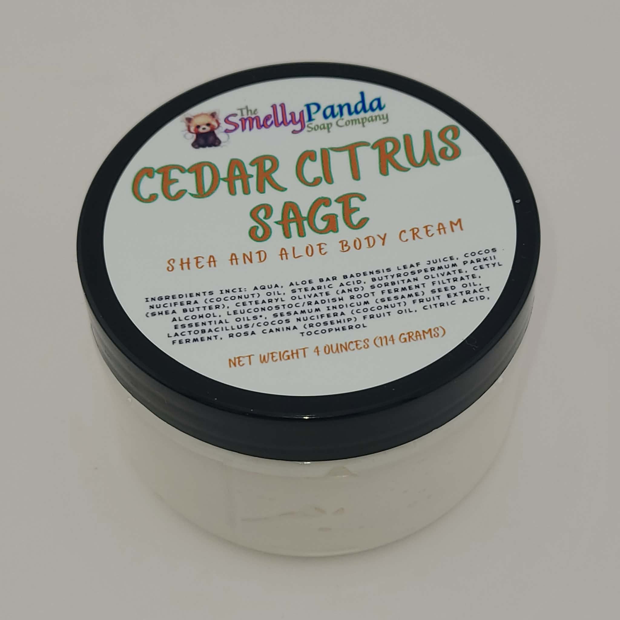 Cedar Citrus Sage Aloe Body Cream