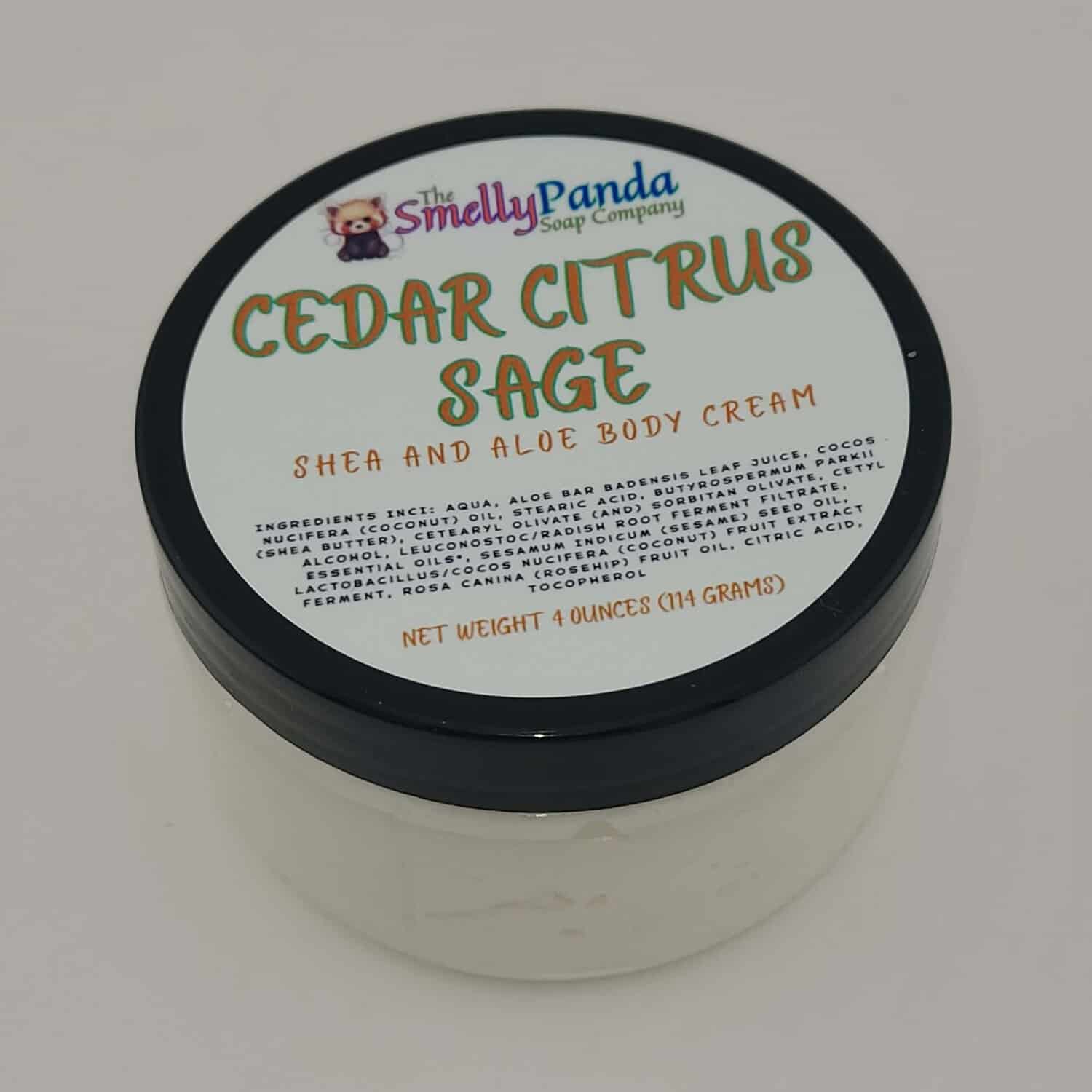 Cedar Citrus Sage Aloe Body Cream