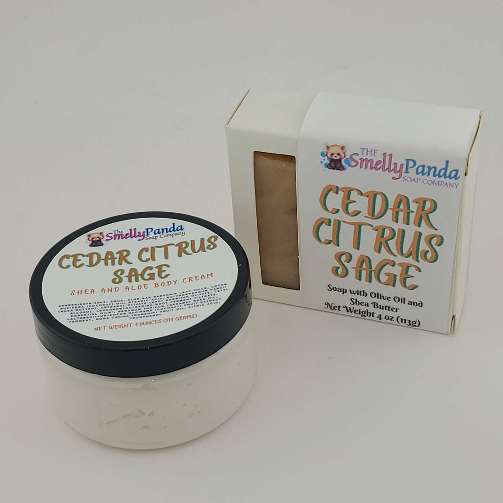 Cedar Citrus Sage Self Care Duo Bundle