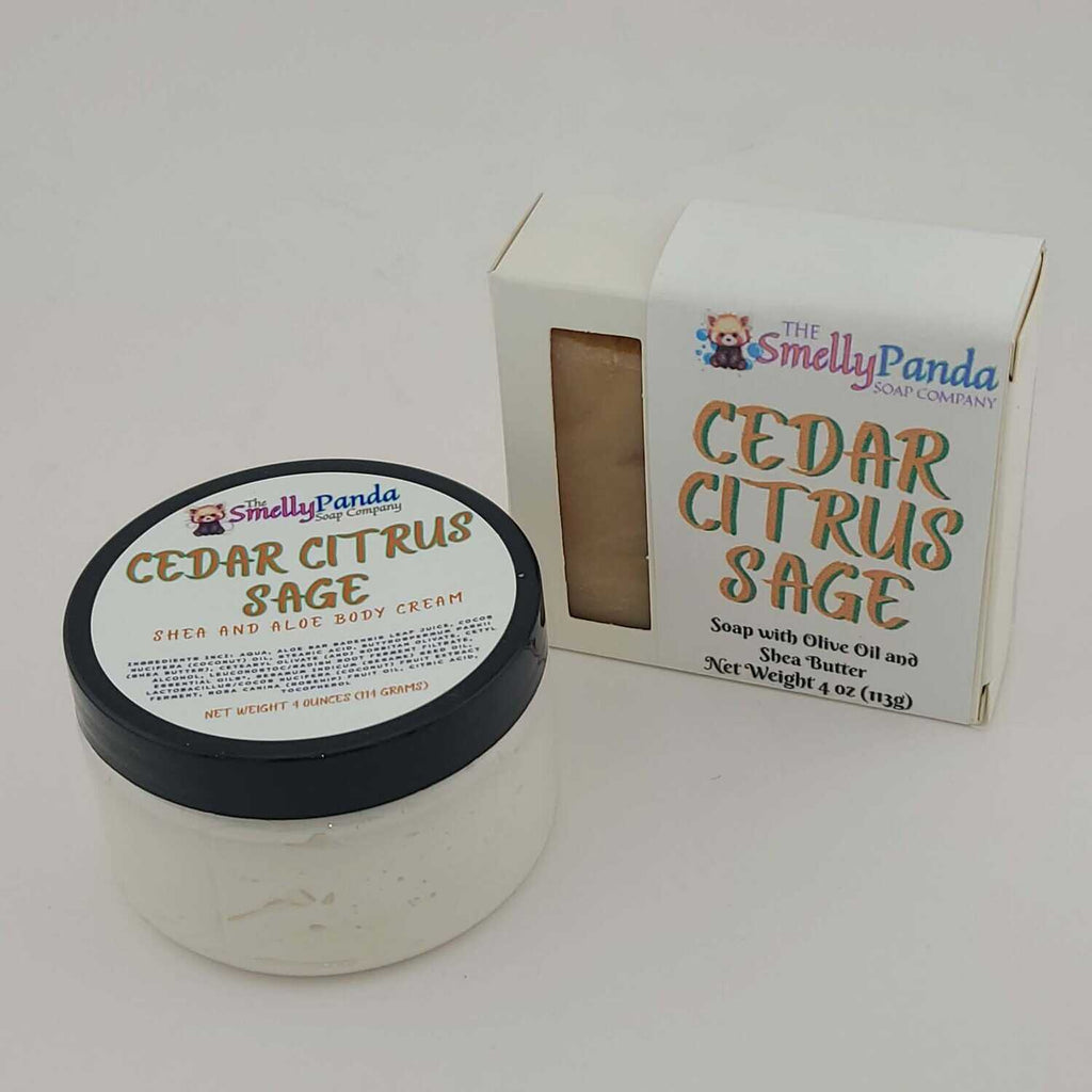 Cedar Citrus Sage Self Care Duo Bundle