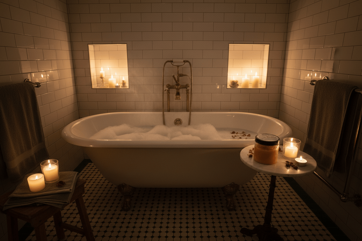 Jar of Vanilla Bean & Black Currant Sugared Scrub with a white label on a white background