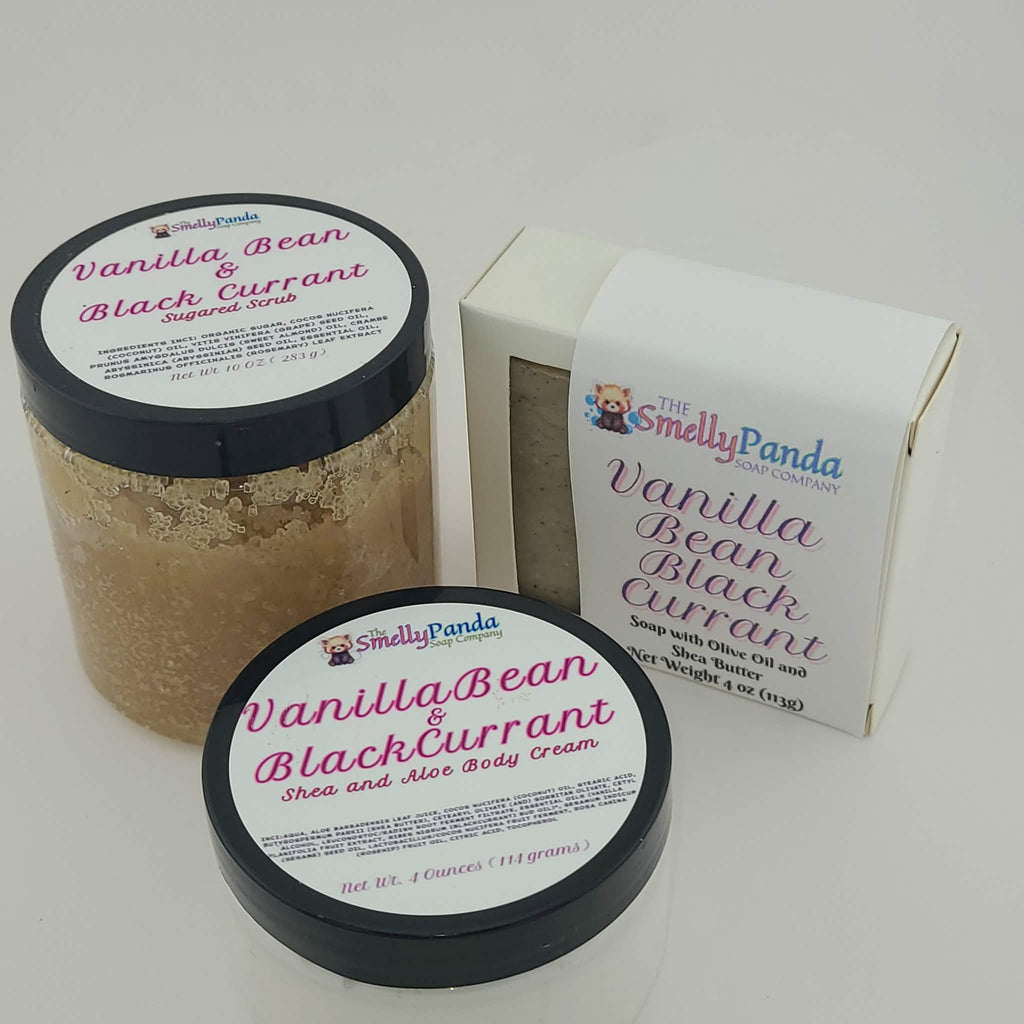 Vanilla Bean Blackcurrant Self Care Trio Bundle