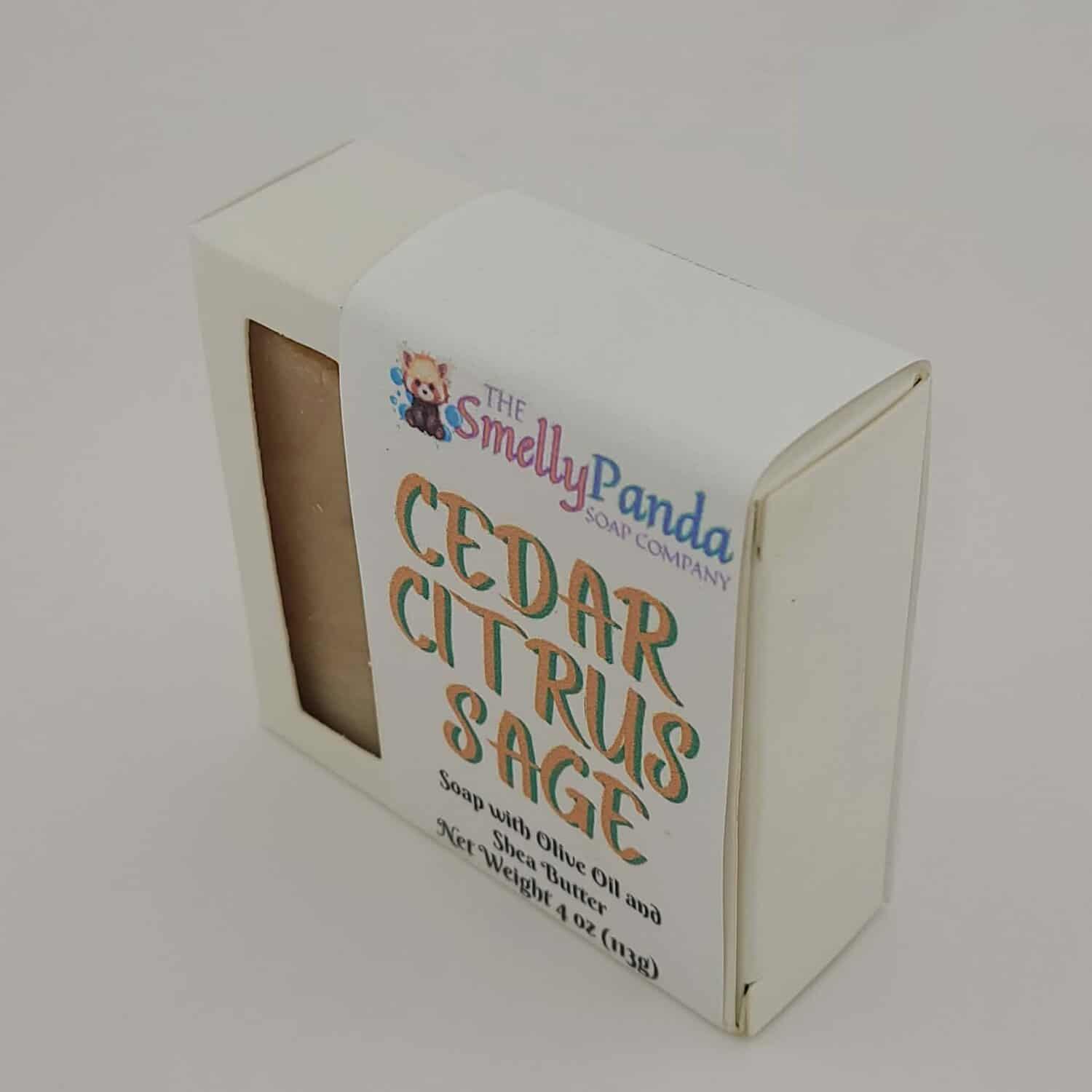 Cedar Citrus Sage Vegan Bar Soap