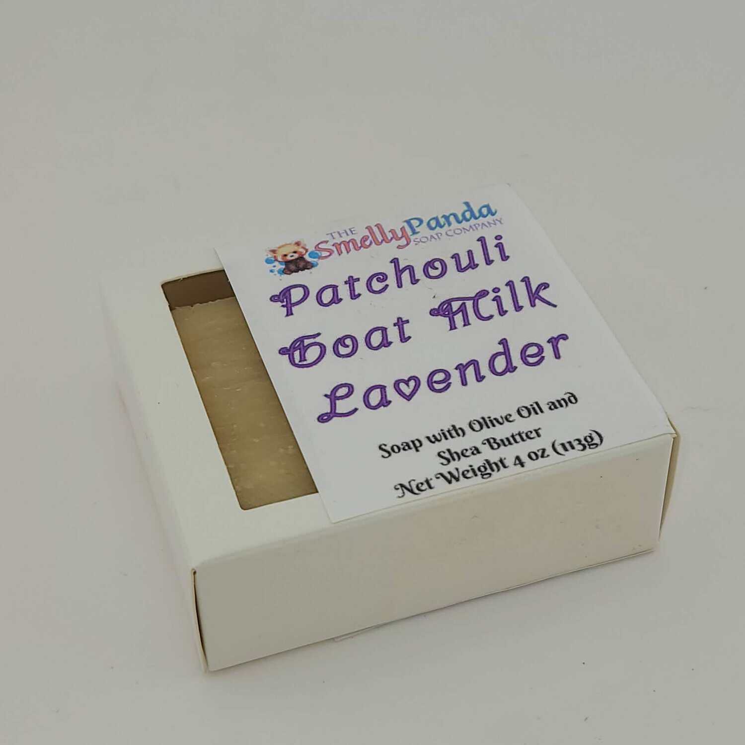 Patchouli Goats Milk Lavender Bar Soap