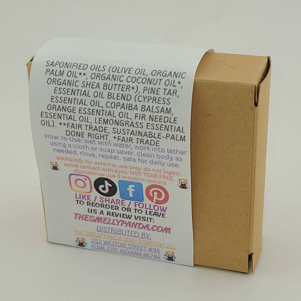 C & B Pine Tar Cruelty Free Bar Soap
