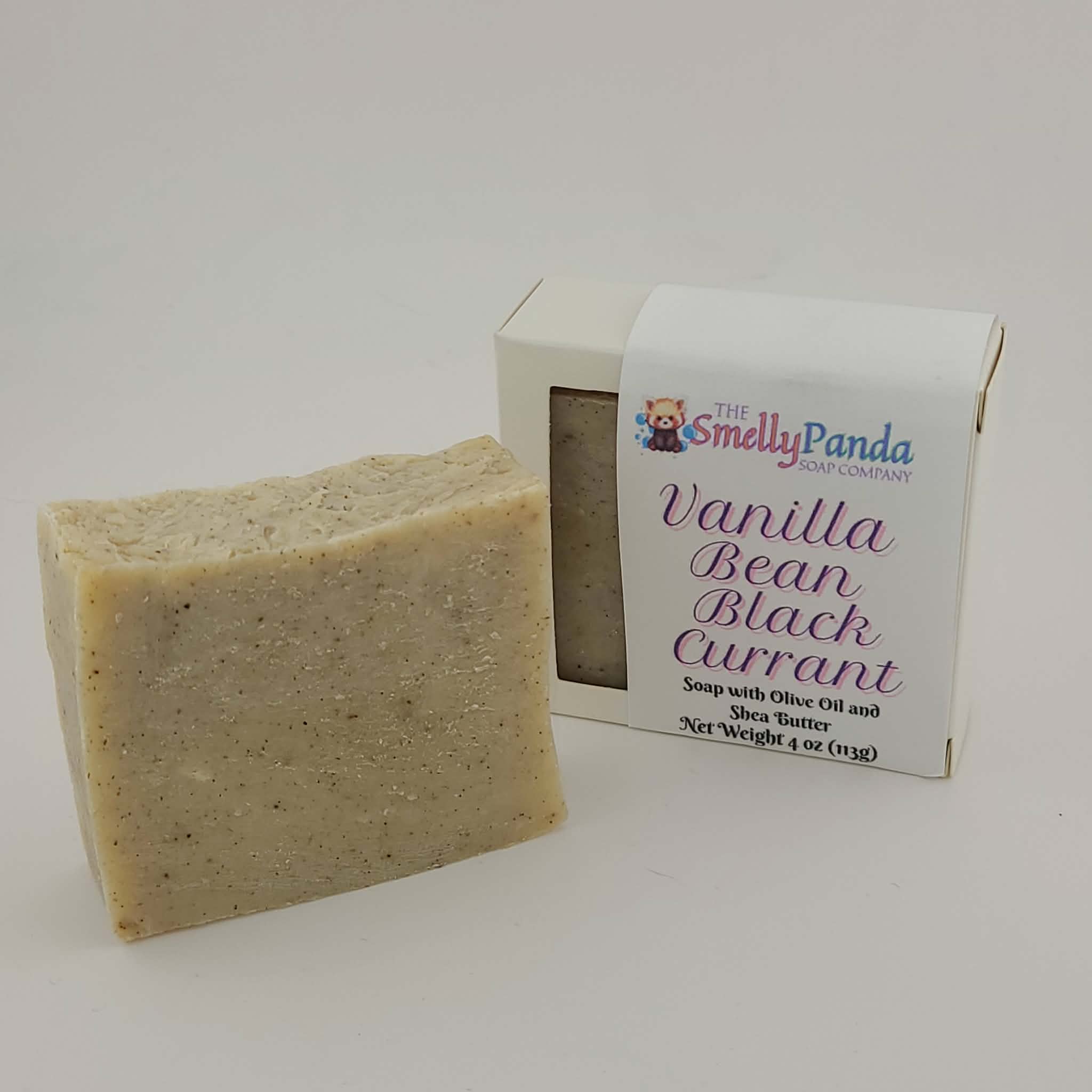 Vanilla Bean Blackcurrant Natural Vegan Bar Soap