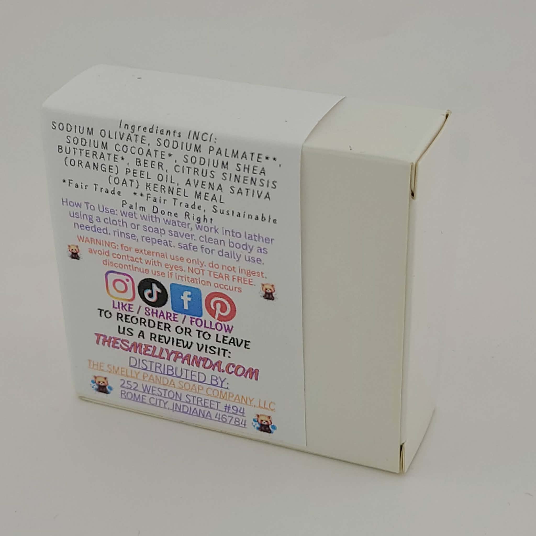 Orange Shandy With Oatmeal Bar Soap