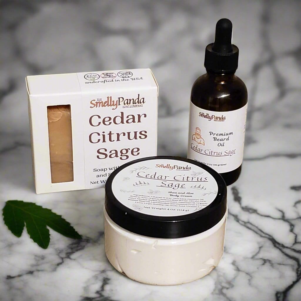 Cedar Citrus Sage Self Care Trio Bundle