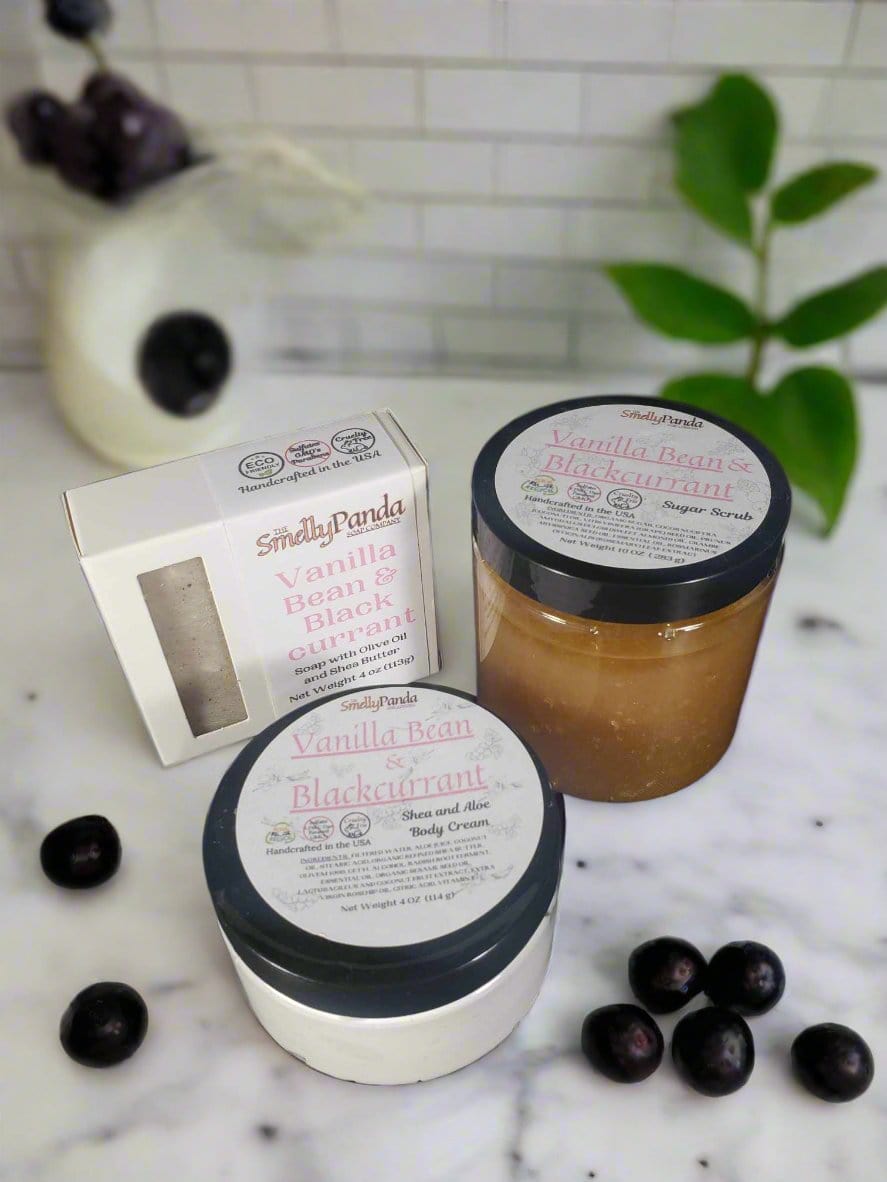 Vanilla Bean Blackcurrant Self Care Trio Bundle